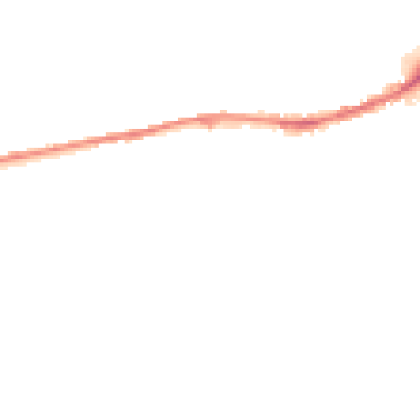 Night-time road noise heatmap for HD4 5BG