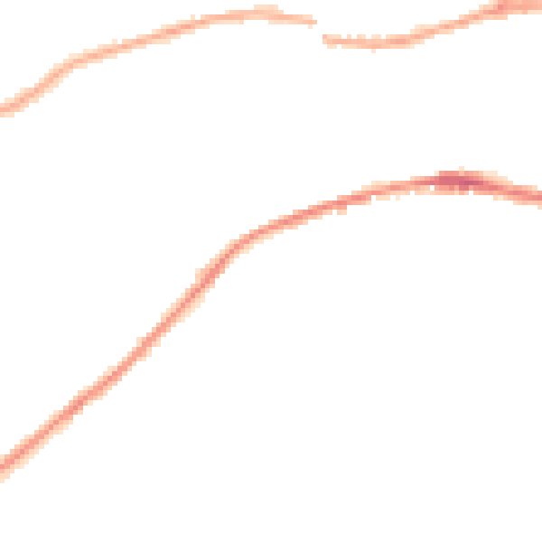 Night-time road noise heatmap for HD4 5BX