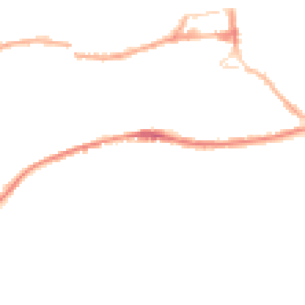 Night-time road noise heatmap for HD4 5TD