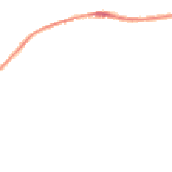 Night-time road noise heatmap for HD4 5TX