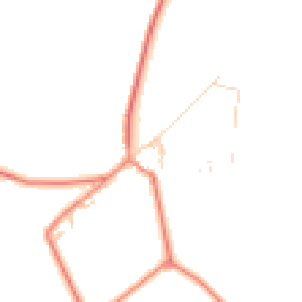 Daytime road noise heatmap for HD4 6BE