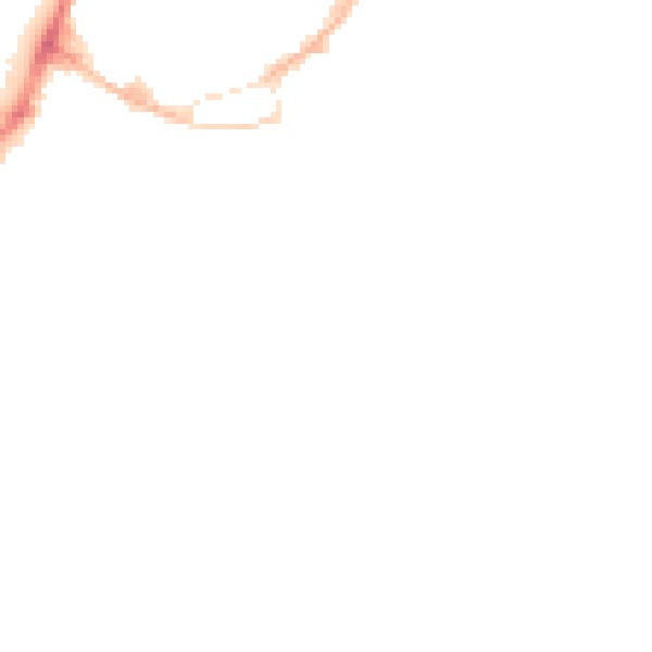 Night-time road noise heatmap for HD4 6NH