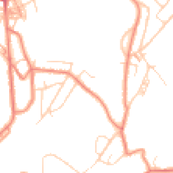 Daytime road noise heatmap for HD4 6PT