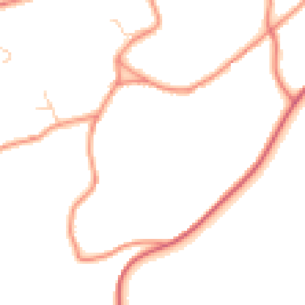 Daytime road noise heatmap for HD4 6ST