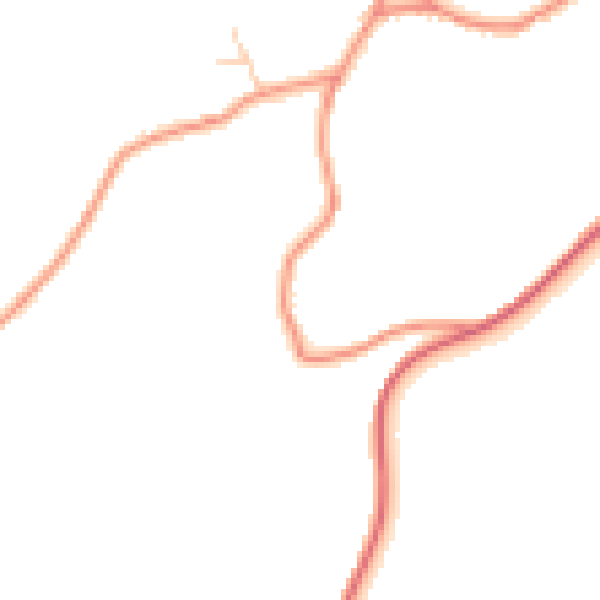Daytime road noise heatmap for HD4 6SU