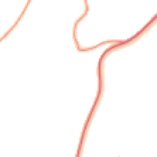 Daytime road noise heatmap for HD4 6SY