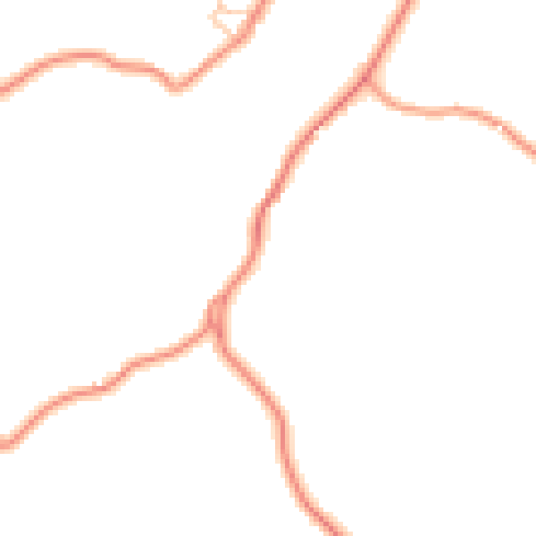 Daytime road noise heatmap for HD4 6TS