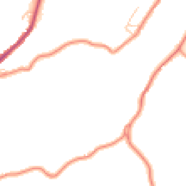 Daytime road noise heatmap for HD4 6TU
