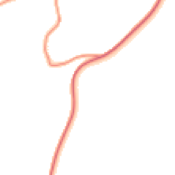 Daytime road noise heatmap for HD4 6UF