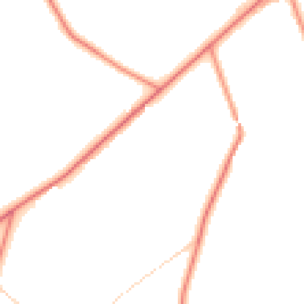 Daytime road noise heatmap for HD4 7EQ