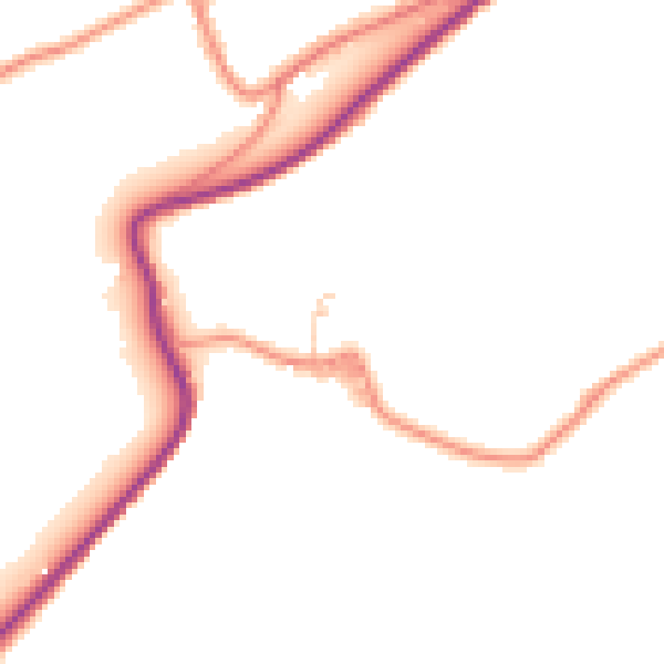 Daytime road noise heatmap for HD4 7FA