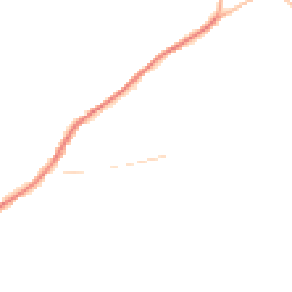 Night-time road noise heatmap for HD4 7JD