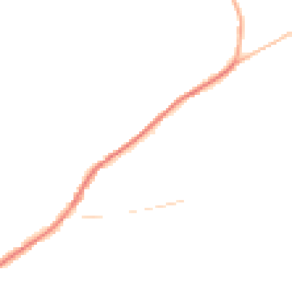 Night-time road noise heatmap for HD4 7JY