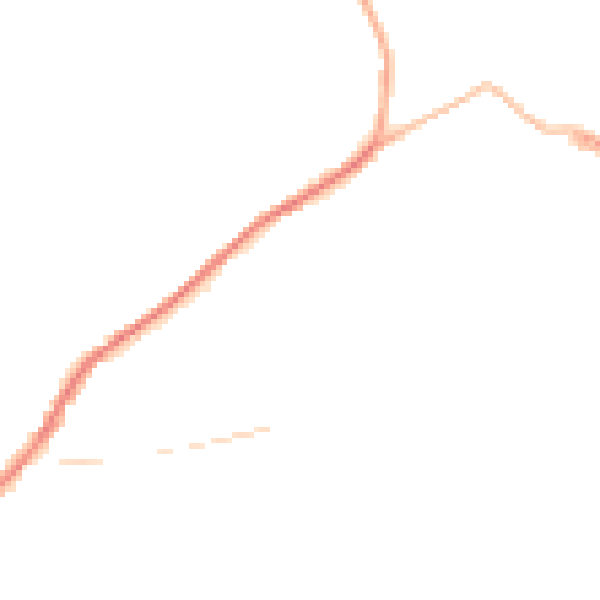 Night-time road noise heatmap for HD4 7LB