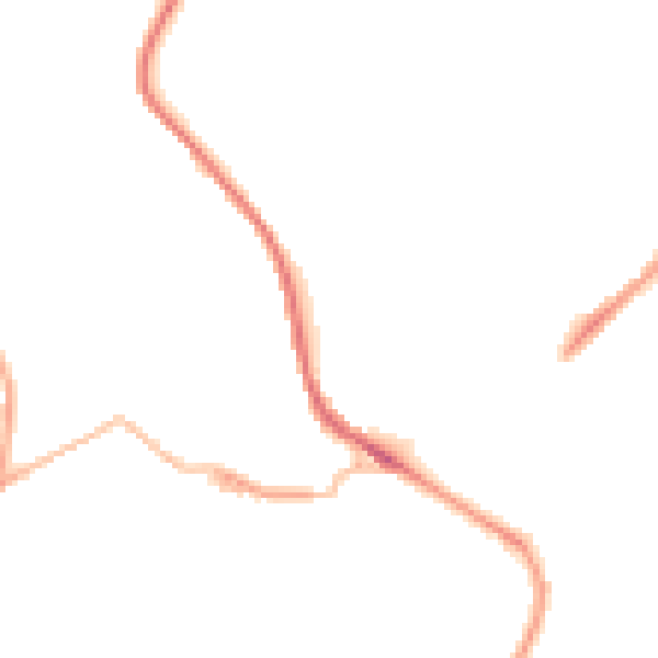 Night-time road noise heatmap for HD4 7LT