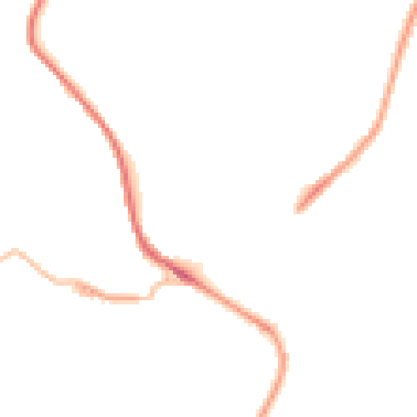 Night-time road noise heatmap for HD4 7LX