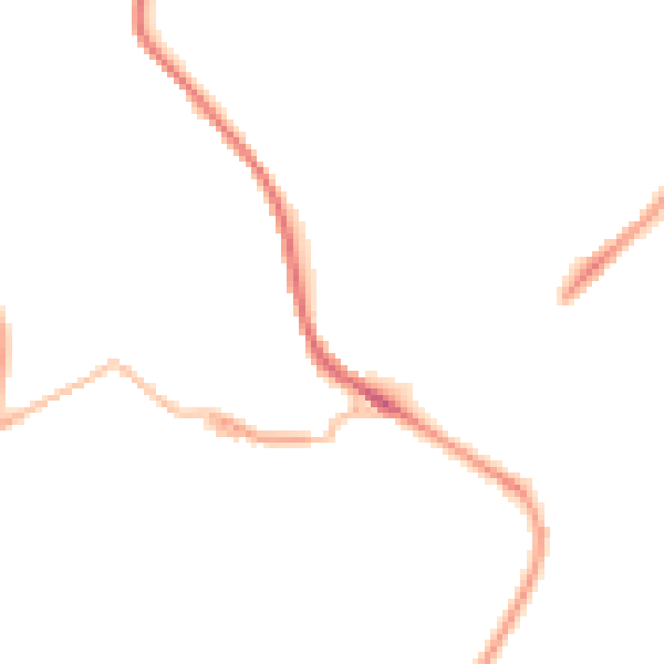 Night-time road noise heatmap for HD4 7NA