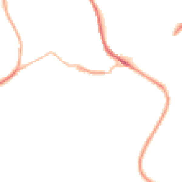 Night-time road noise heatmap for HD4 7NP