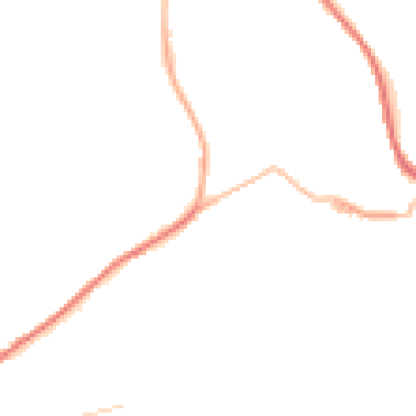 Night-time road noise heatmap for HD4 7PG