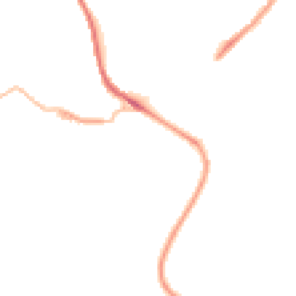 Night-time road noise heatmap for HD4 7PL