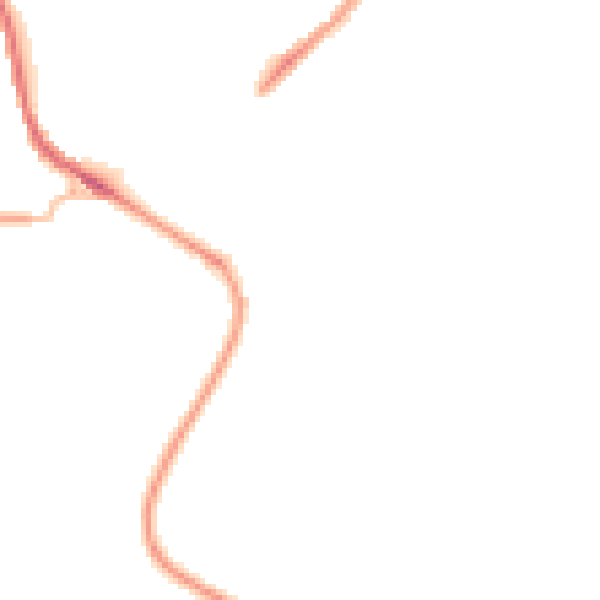 Night-time road noise heatmap for HD4 7QN