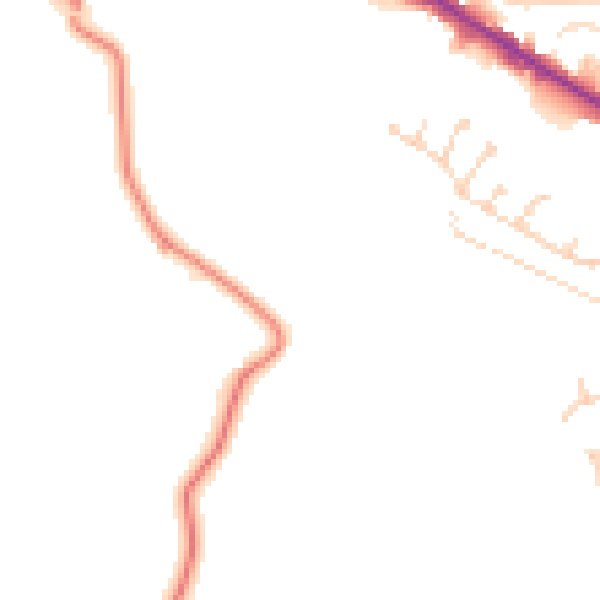 Daytime road noise heatmap for HD5 0PY