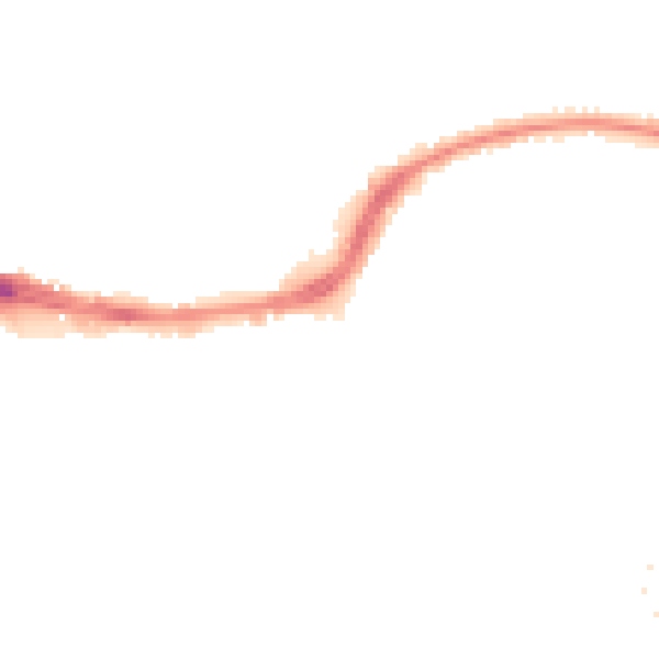 Night-time road noise heatmap for HD5 8HF