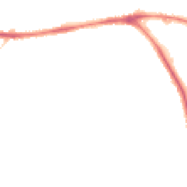 Night-time road noise heatmap for HD5 8SL