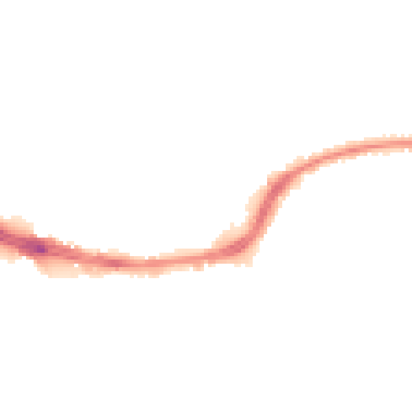 Night-time road noise heatmap for HD5 9BW