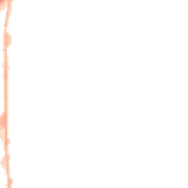 Night-time road noise heatmap for HD5 9PY