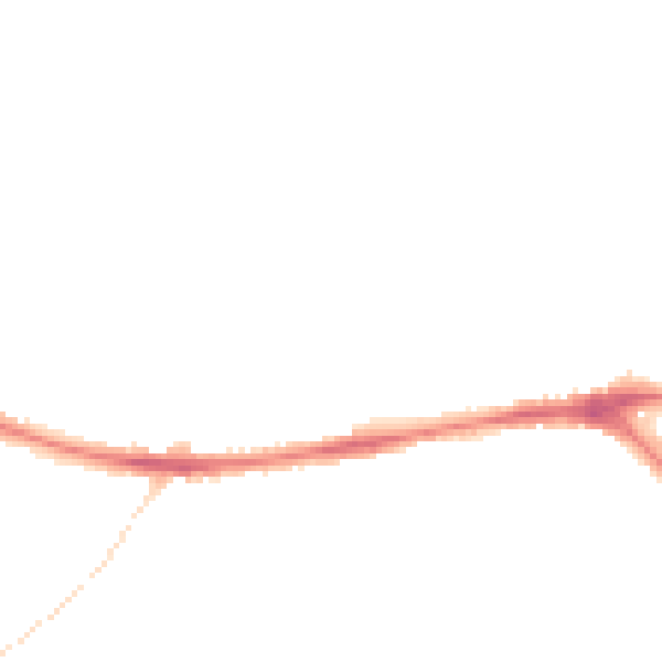 Night-time road noise heatmap for HD5 9XX