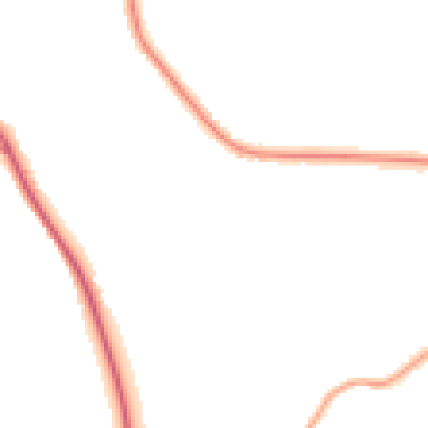 Night-time road noise heatmap for HD8 0BR