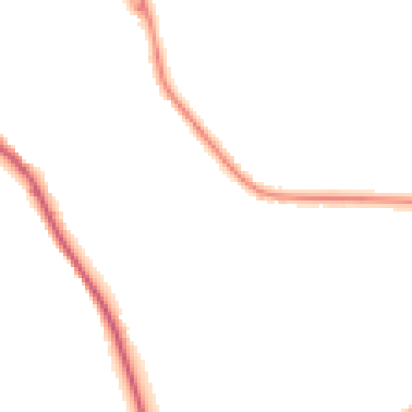 Night-time road noise heatmap for HD8 0DG