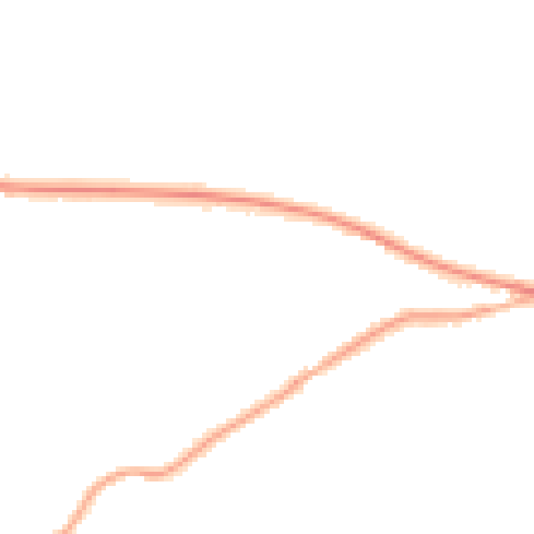 Night-time road noise heatmap for HD8 0DT