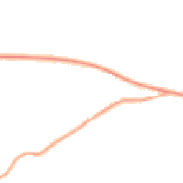 Night-time road noise heatmap for HD8 0EB