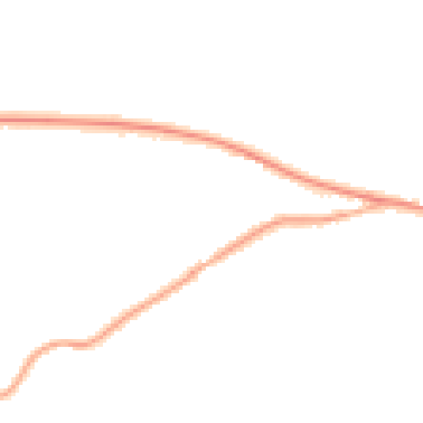 Night-time road noise heatmap for HD8 0EF