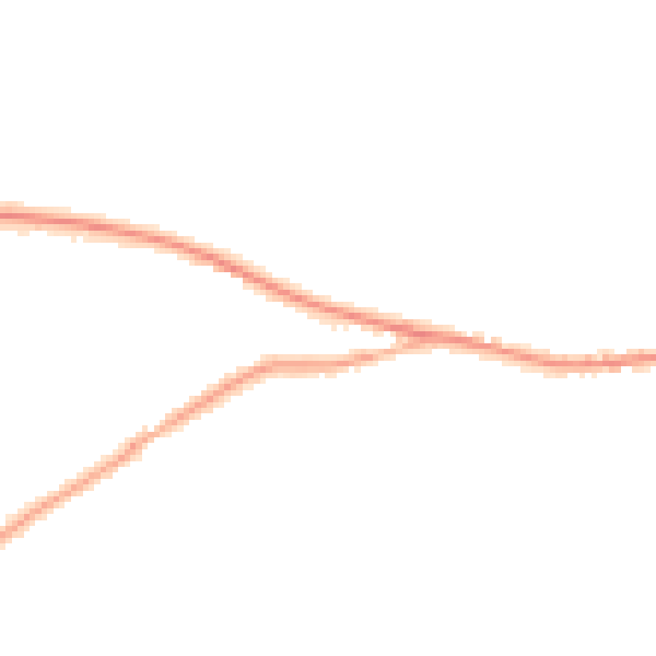 Night-time road noise heatmap for HD8 0EG
