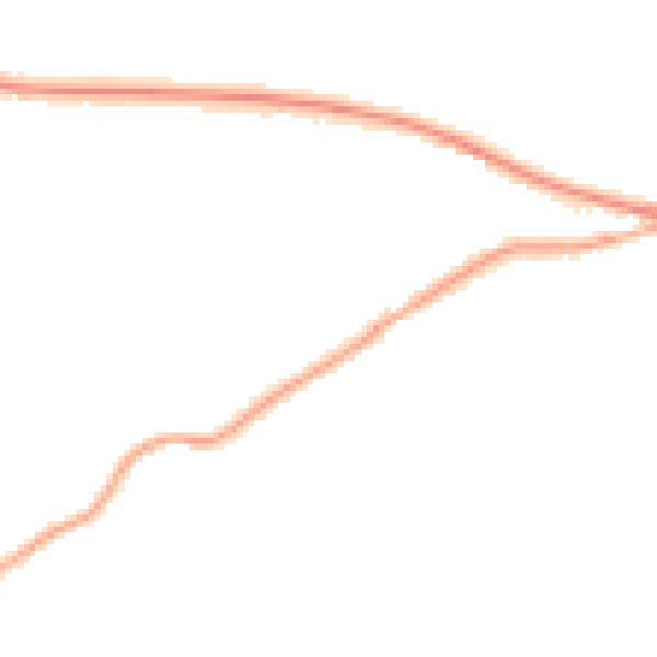 Night-time road noise heatmap for HD8 0HF