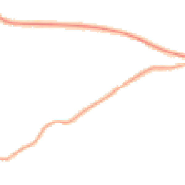 Night-time road noise heatmap for HD8 0HS