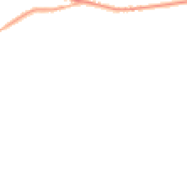 Night-time road noise heatmap for HD8 0LN