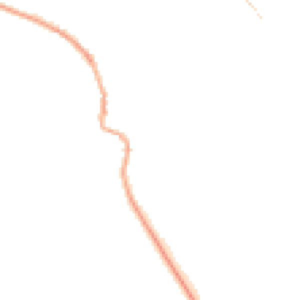 Night-time road noise heatmap for HD8 0SQ
