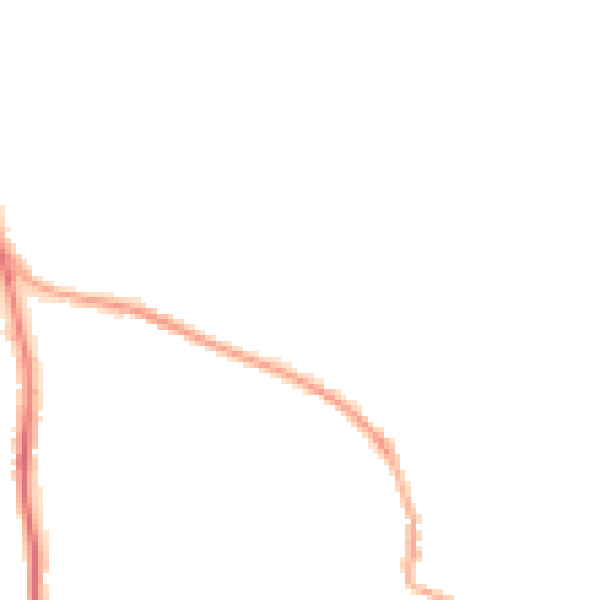 Night-time road noise heatmap for HD8 0XJ