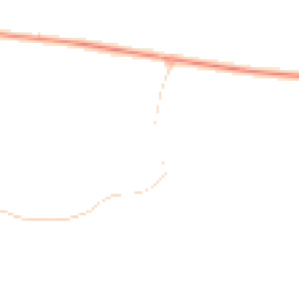 Night-time road noise heatmap for HD8 8TY