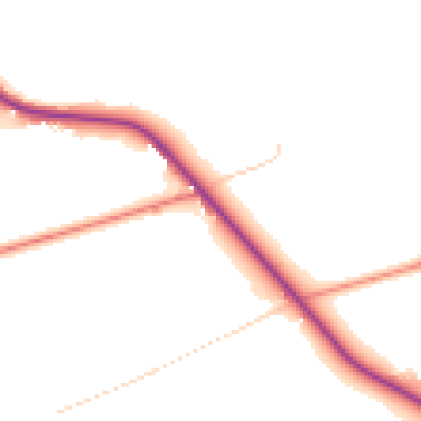 Daytime road noise heatmap for HD8 8XU