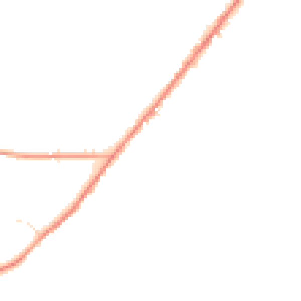 Night-time road noise heatmap for HD8 9LS