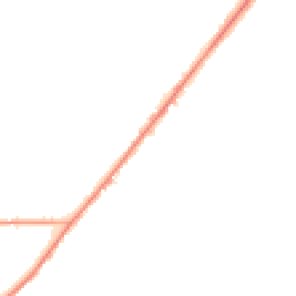 Night-time road noise heatmap for HD8 9LX