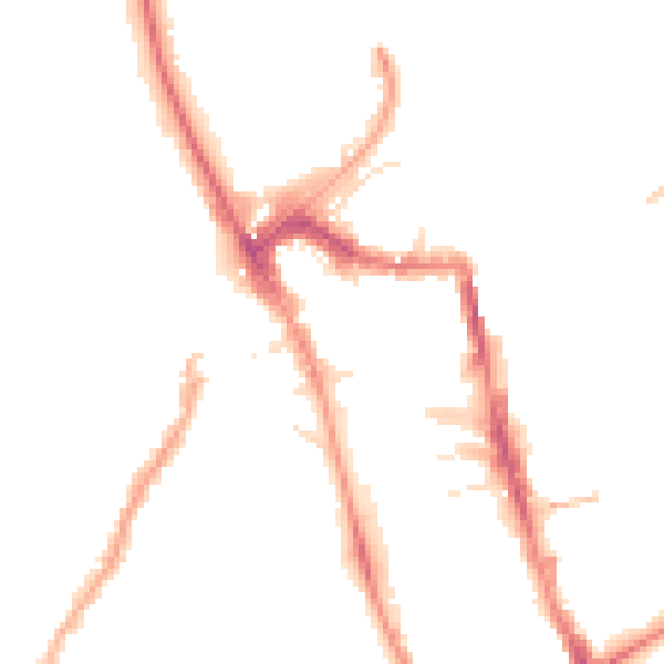 Night-time road noise heatmap for HG1 1AH