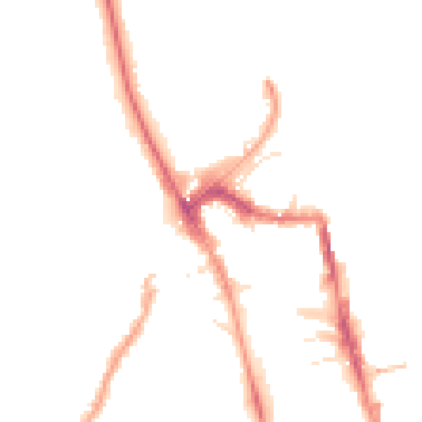 Night-time road noise heatmap for HG1 1BS