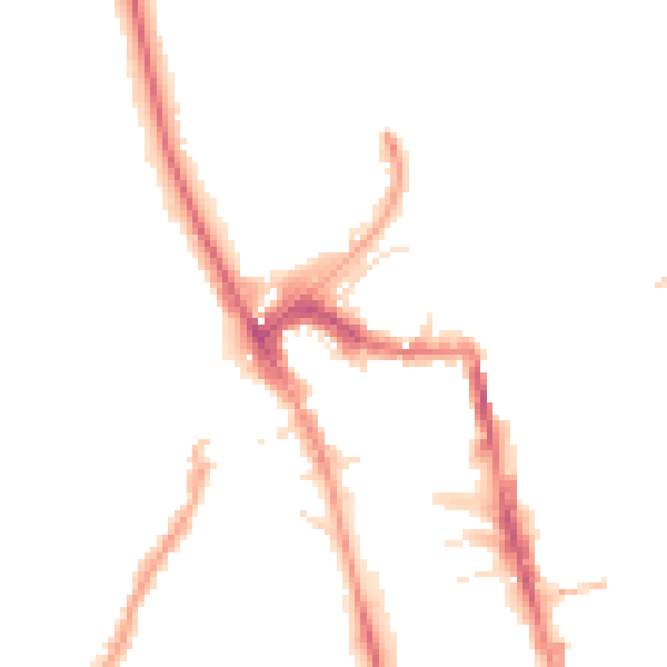 Night-time road noise heatmap for HG1 1DH