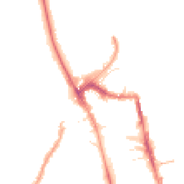 Night-time road noise heatmap for HG1 1DJ